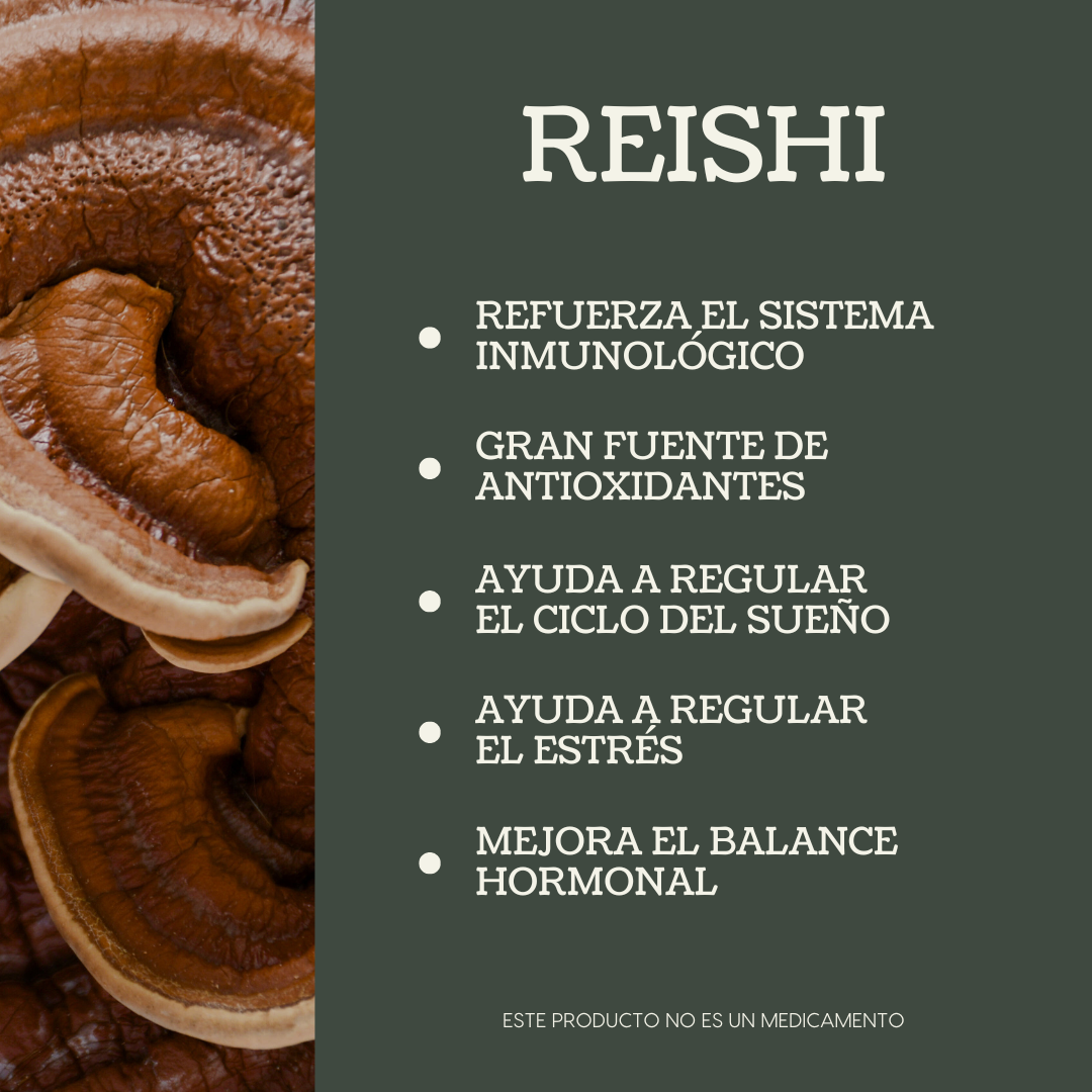 Cápsulas Reishi 90/500mg
